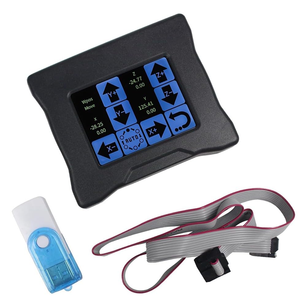 per grbl controller offline con schermo LCD da 2,8 pollici per macchina per incidere router CNC 3018 PRO MAX 3020 PLUS 4540, include per scheda SD e cavo