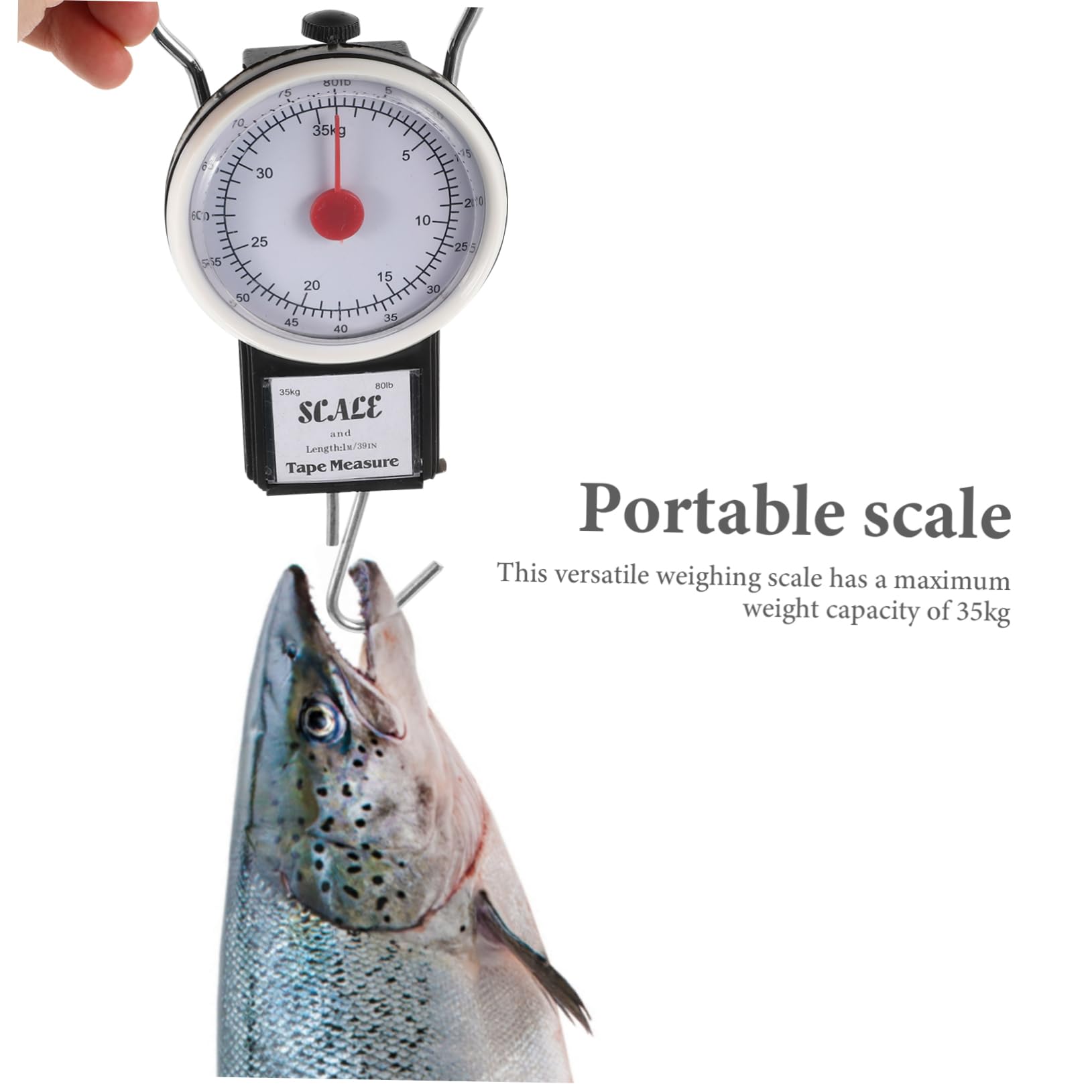 ULTECHNOVO 5piezas Báscula De Equipaje Manual Portátil Escala De Muelle De Herramienta De Viaje Ligera Para Pesaje De Maletas y Equipos De Pesca