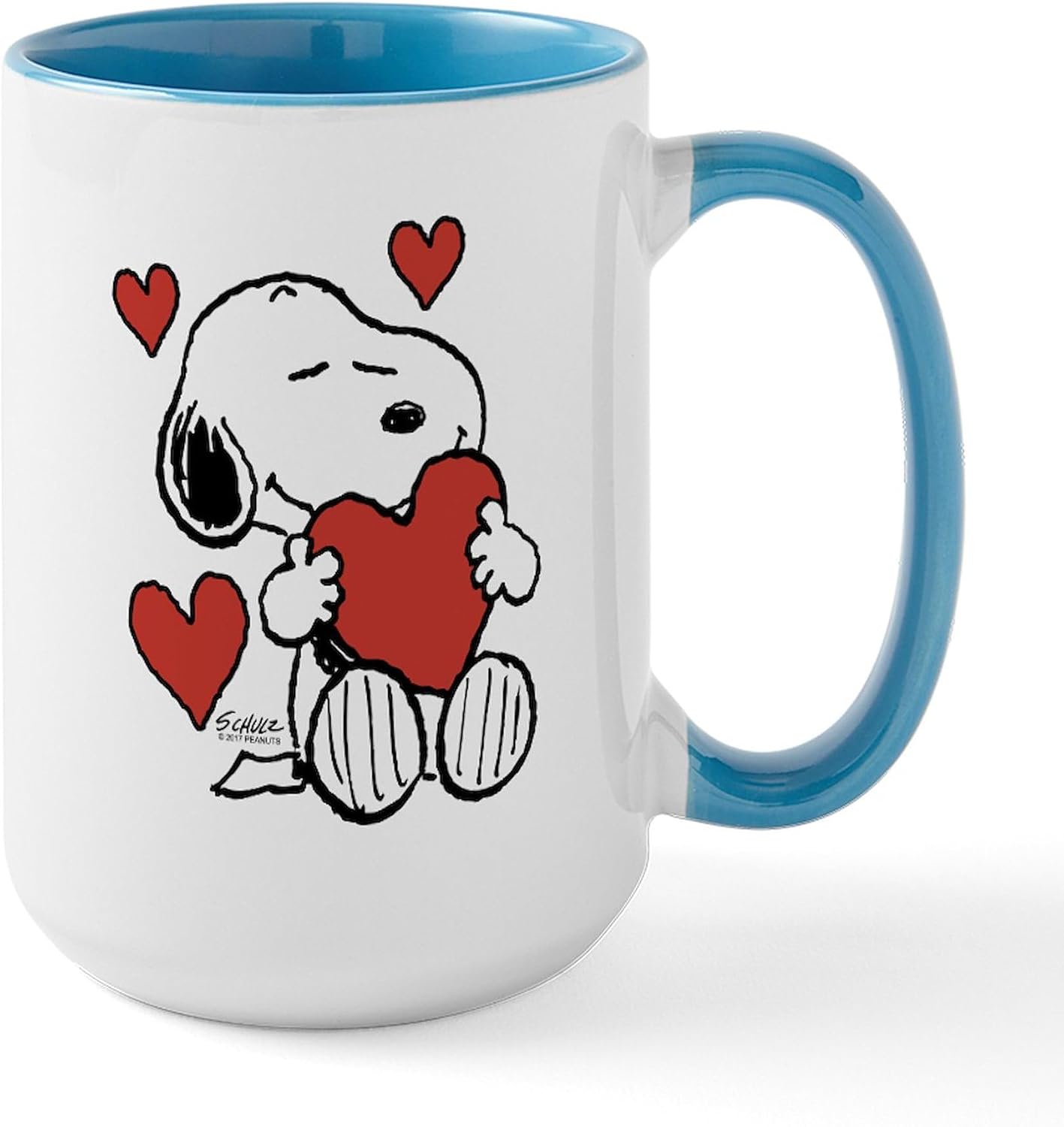 CafePress Snoopy Valentine'S Day 15 oz (444 ml) Ceramic Coffee Mug