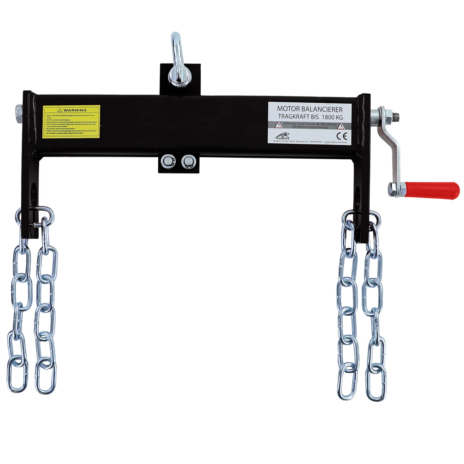 1800kg Profi Motor Balancierer Positionierer für Werkstatt Hebekran Schwarz