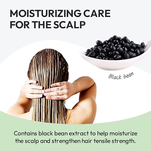 Miniatura 6 de AMOS PROFESSIONAL The Green Tea Shampoo Fresh - Para cuero cabelludo graso 17.6 oz (500 g)  Champú antiadelgazamiento y antipérdida de cabello para