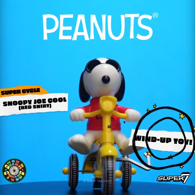 【ハルコ】SUPER7 SNOOPY JOE COOL Super7 Reveals New Vinyl Figure of Snoopy as Joe Cool