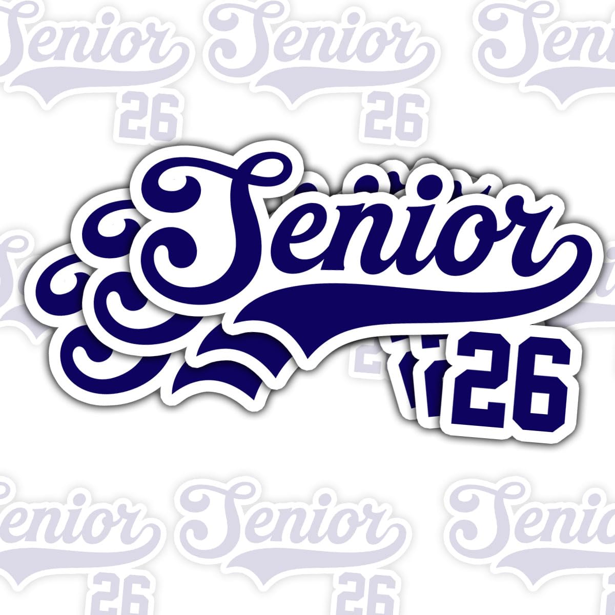 Photo 1 of (3Pcs) Class of Senior 2026 Sticker Gifts Pink Glitter Graduation Stickers for High School Girls and College Seniors Car Decal for Laptop Water Bottle Binder Phone Case 3" (Senior7)