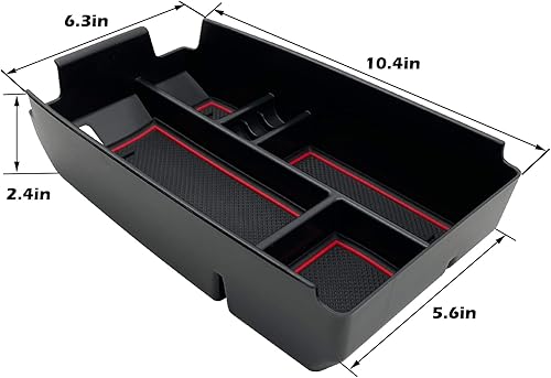 Miniatura 11 de JOJOMARK Compatible con Ford Escape 2020 2021 2022 2023 2024 2025, Bronco Sport 2021-2023 2024 2025 Accesorios Organizador de bandeja de consola