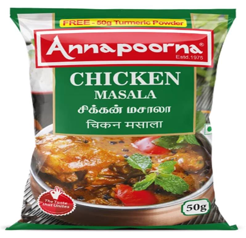 ANNAPOORNA Chicken Masala 50 g (Pack of 6) The Taste That Unites, Handpicked Taste of Homemade Spice Products Sinces 1975 (B0D47CVD2Z) Amazon Price History, Amazon Price Tracker