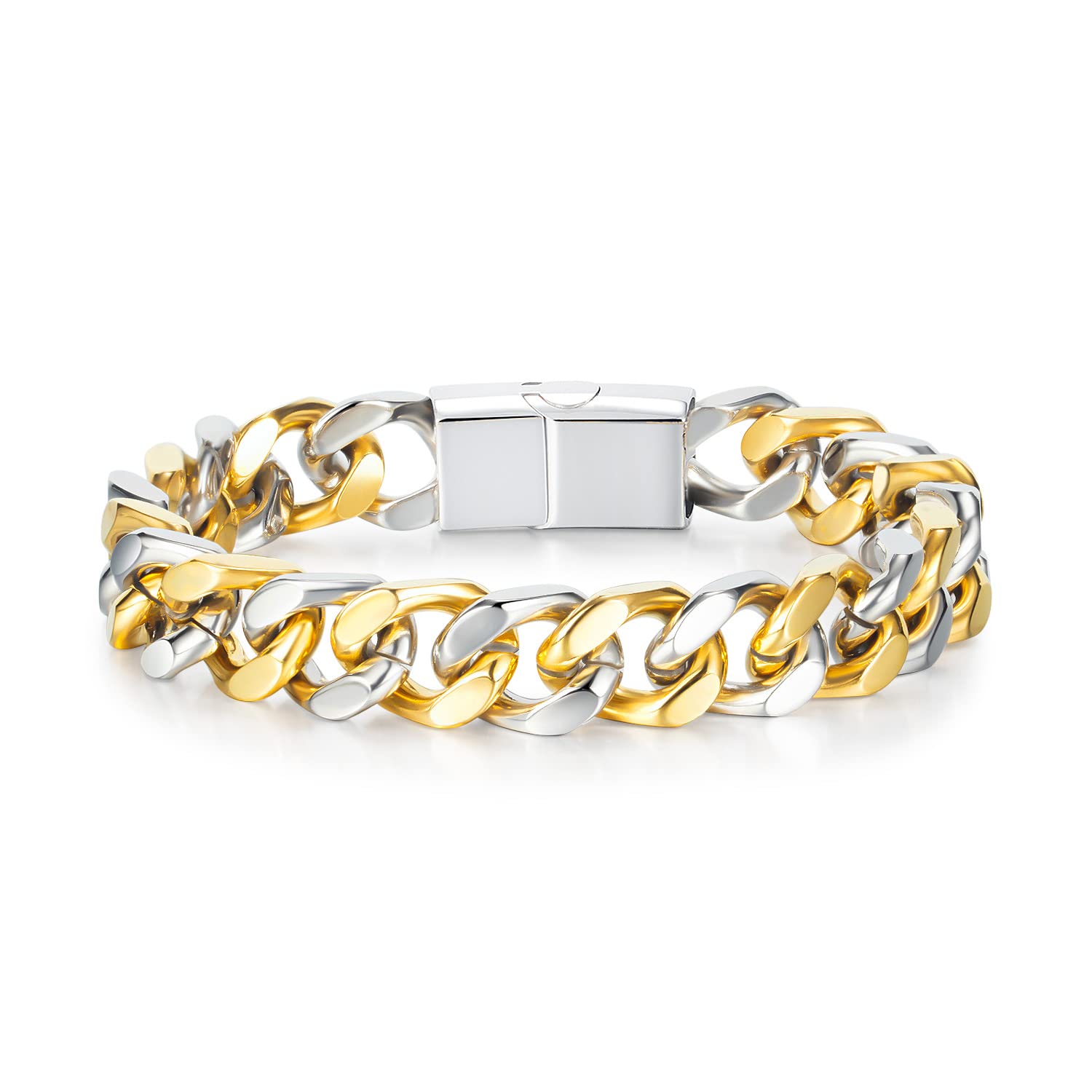 See full amazon price history chart for Peora Two-Toned Stainless Steel Chain Bracelet Stylish Design Fashion Jewellery for Men & Boys (PX5SB50GJ) Peora Two-Toned Stainless Steel Chain Bracelet Stylish Design Fashion Jewellery for Men & Boys (PX5SB50GJ) (B0BT86CF6G) Amazon Price History, Amazon Price Tracker