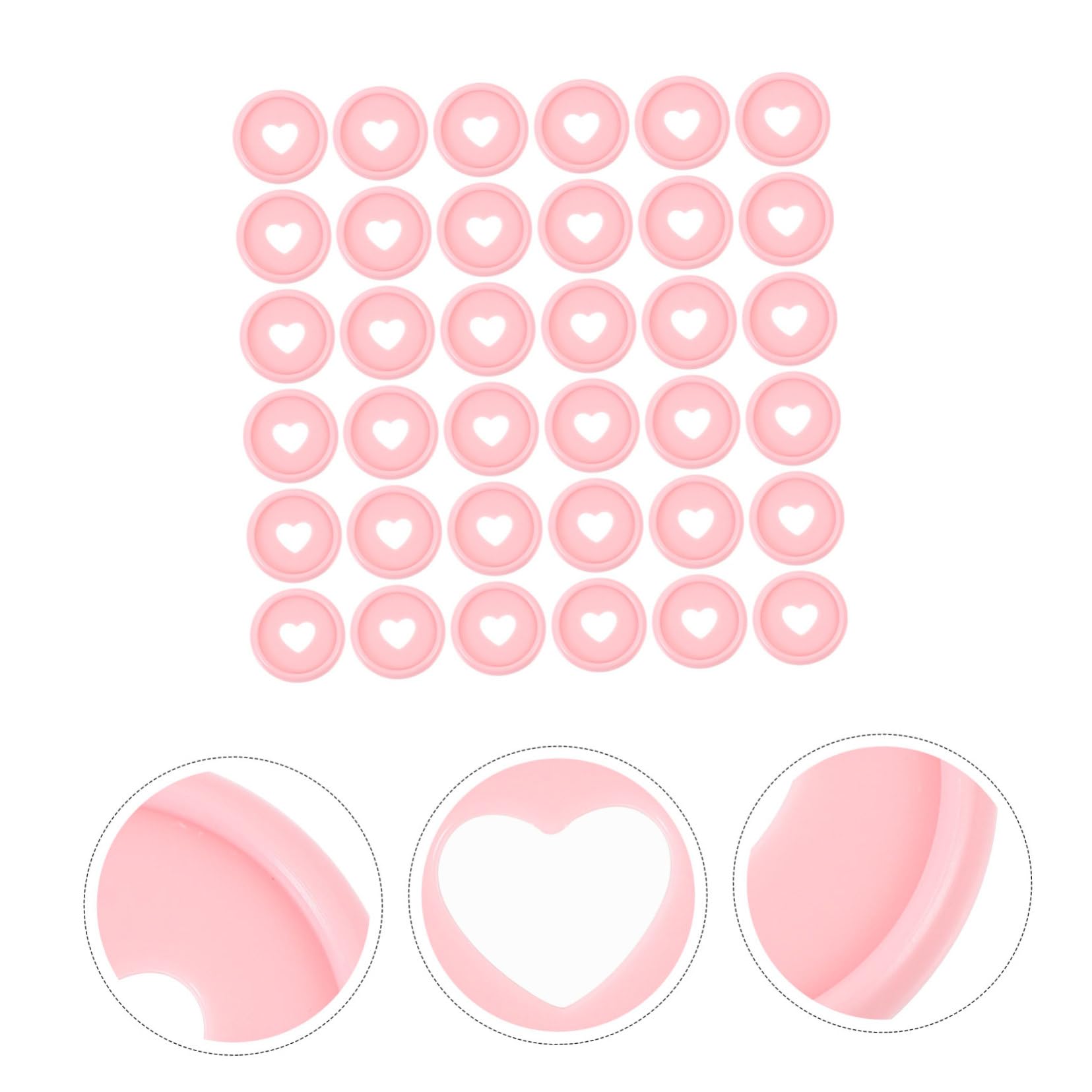 Lurrose 5 Set Di Dischi Di Rilegatura in Plastica Per Quaderni Dischi Multiuso Tenuta Forte Per Studenti Artisti Impiegati Planner Forniture Per Raccoglitori 50 Pezzi*5