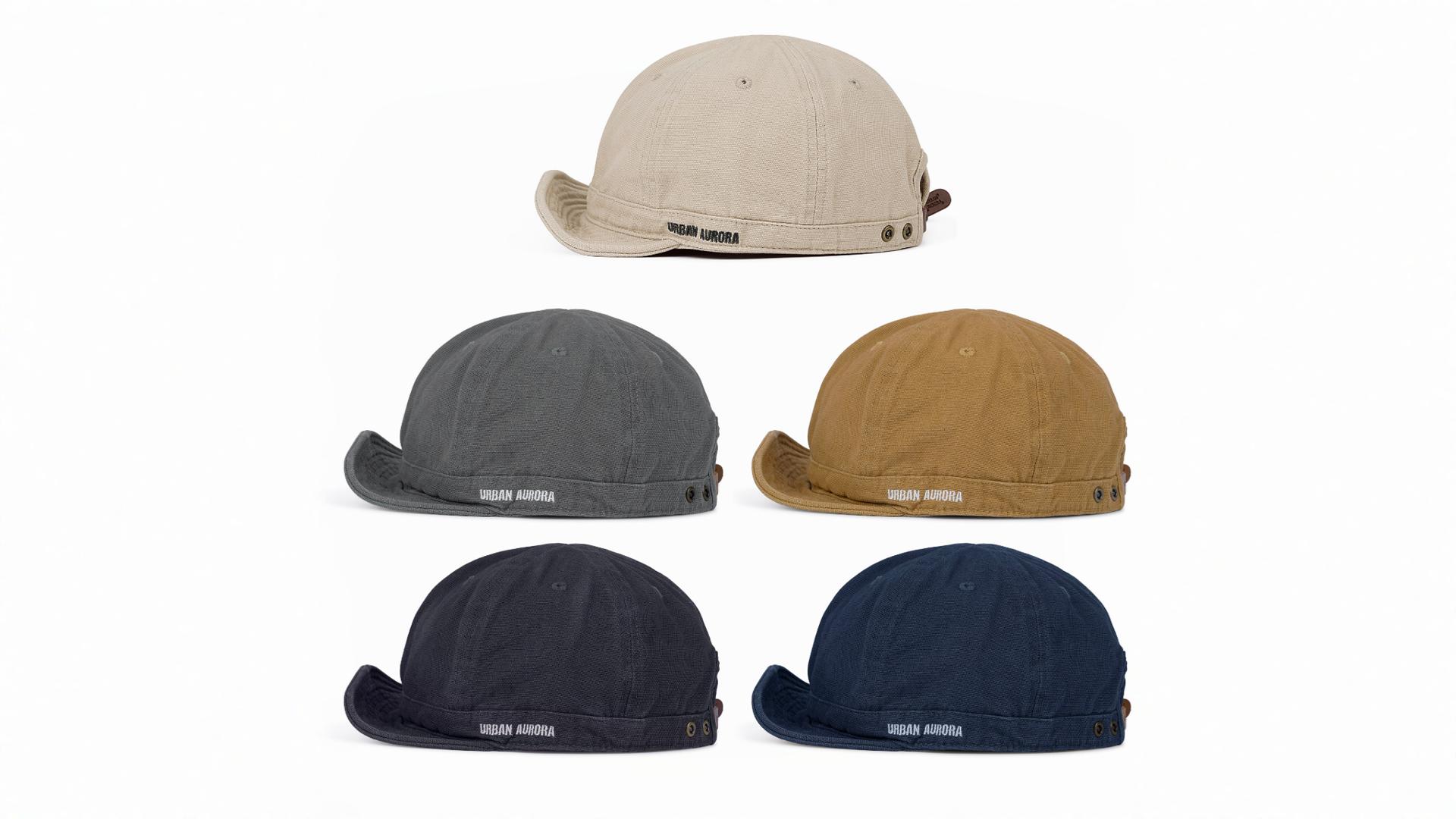 CLAPE Cotton Baseball Caps Short Brim Soft Cap Low Profile Dad