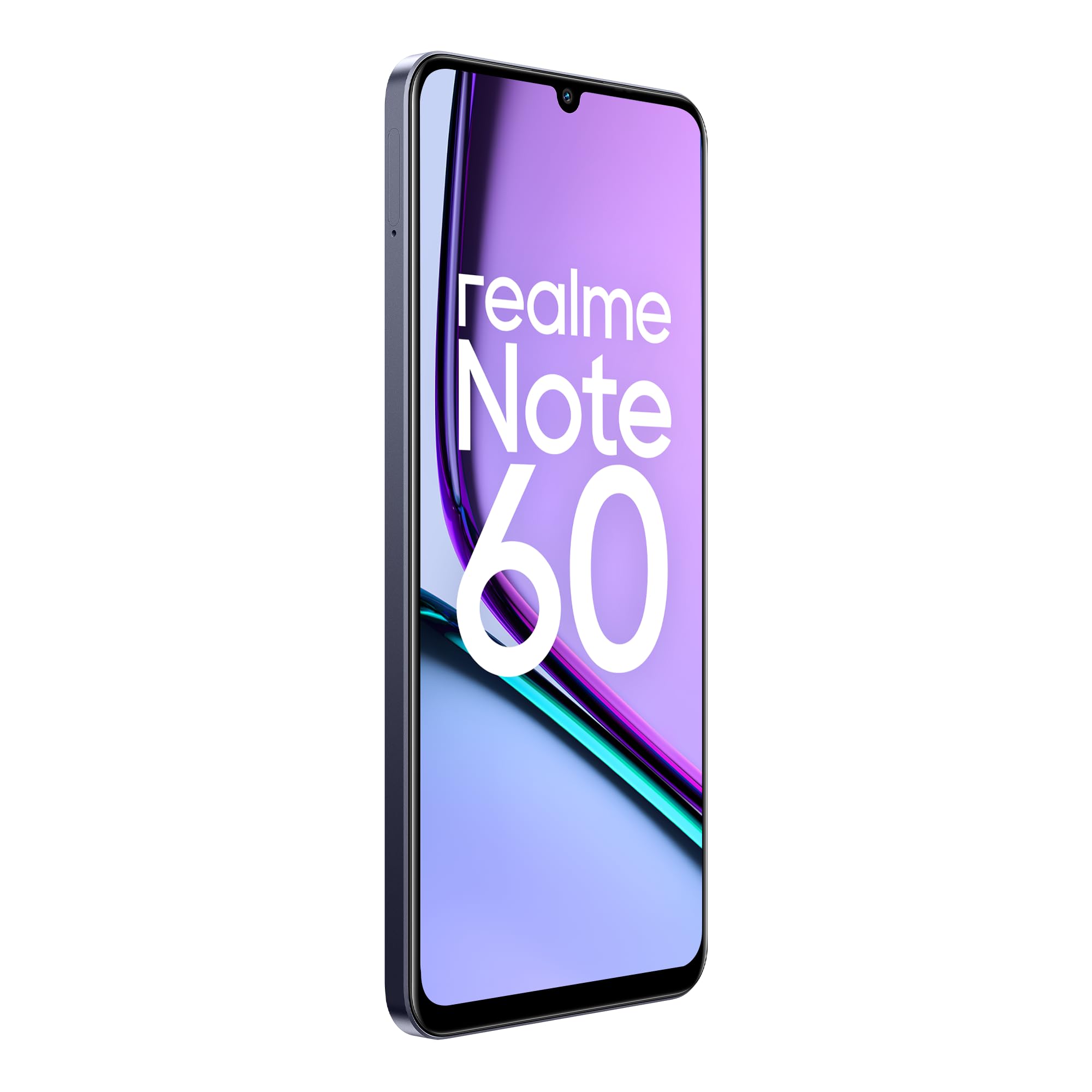 realme Note 60 Smartphone 6+128 GB, di fluidità ArmorShell di 48 mesi, fotocamera Super Clear da 32 MP, display Eye Comfort da 90 Hz, mini Capsule 2.0, batteria massiccia da 5000 mAh, nero