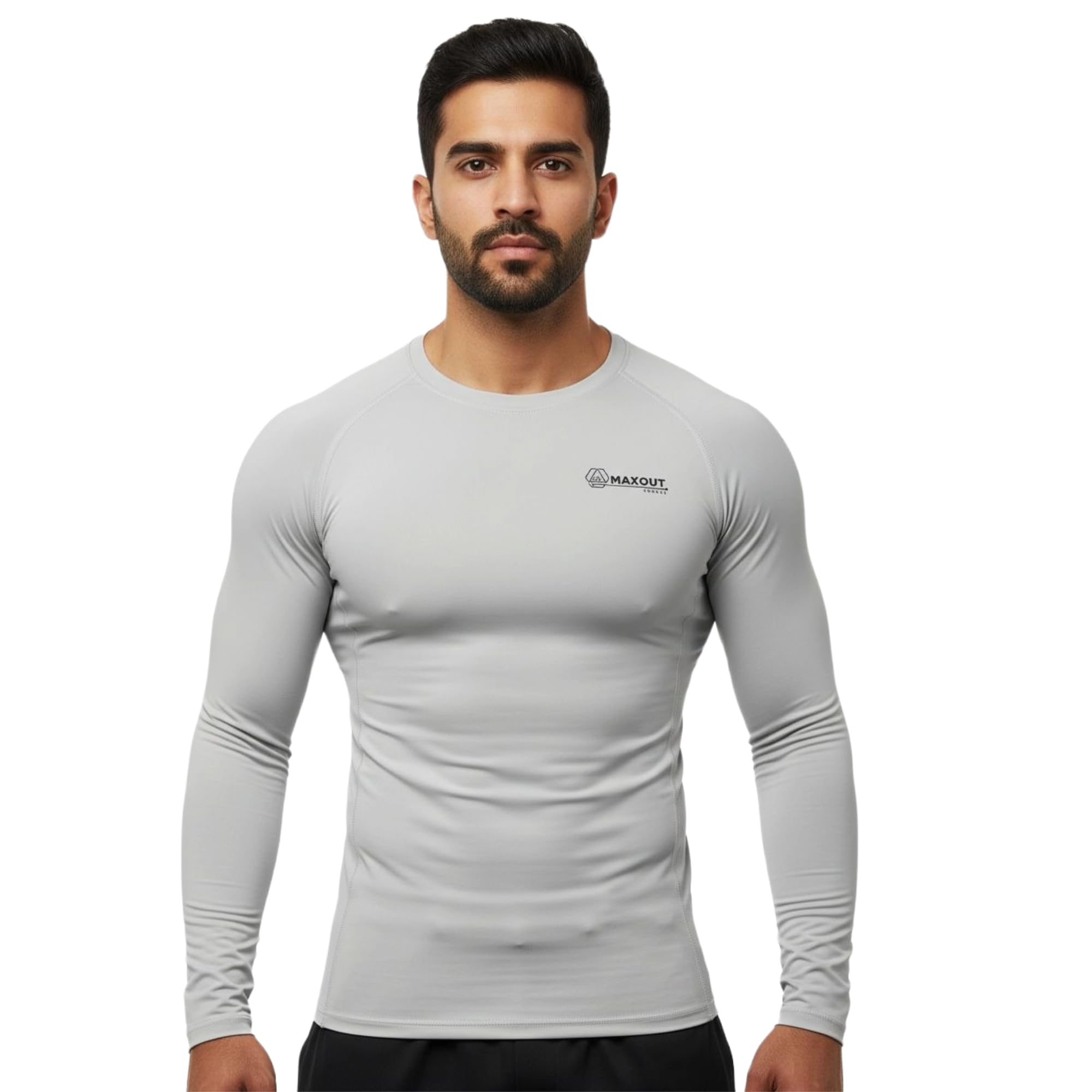 Premium Men’s Full Sleeve Compression T Shirt for Gym Workout, Long Sleeve Athletic Training Top for Running, Cycling & Sports, Stretch Fit Base Layer-image-46