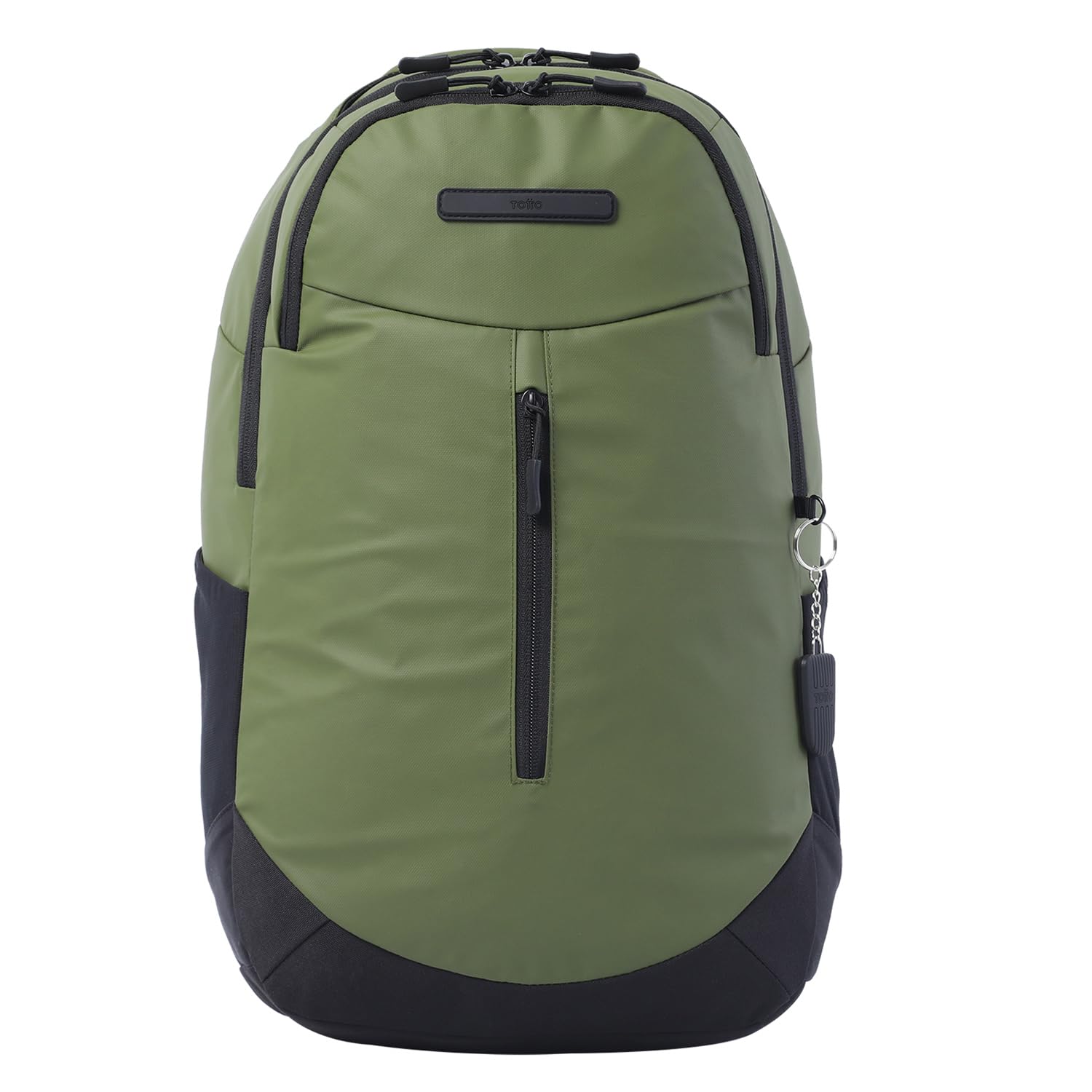 TOTTO - Mochila para Ordenador Portátil de 16 Pulgadas, Modelo Savage, Gran Capacidad, Bolsillos para Botella, Bolsillo para Objetos Delicados, Espaldar Ergonómico, Correas de Pecho, Color Cedar Green