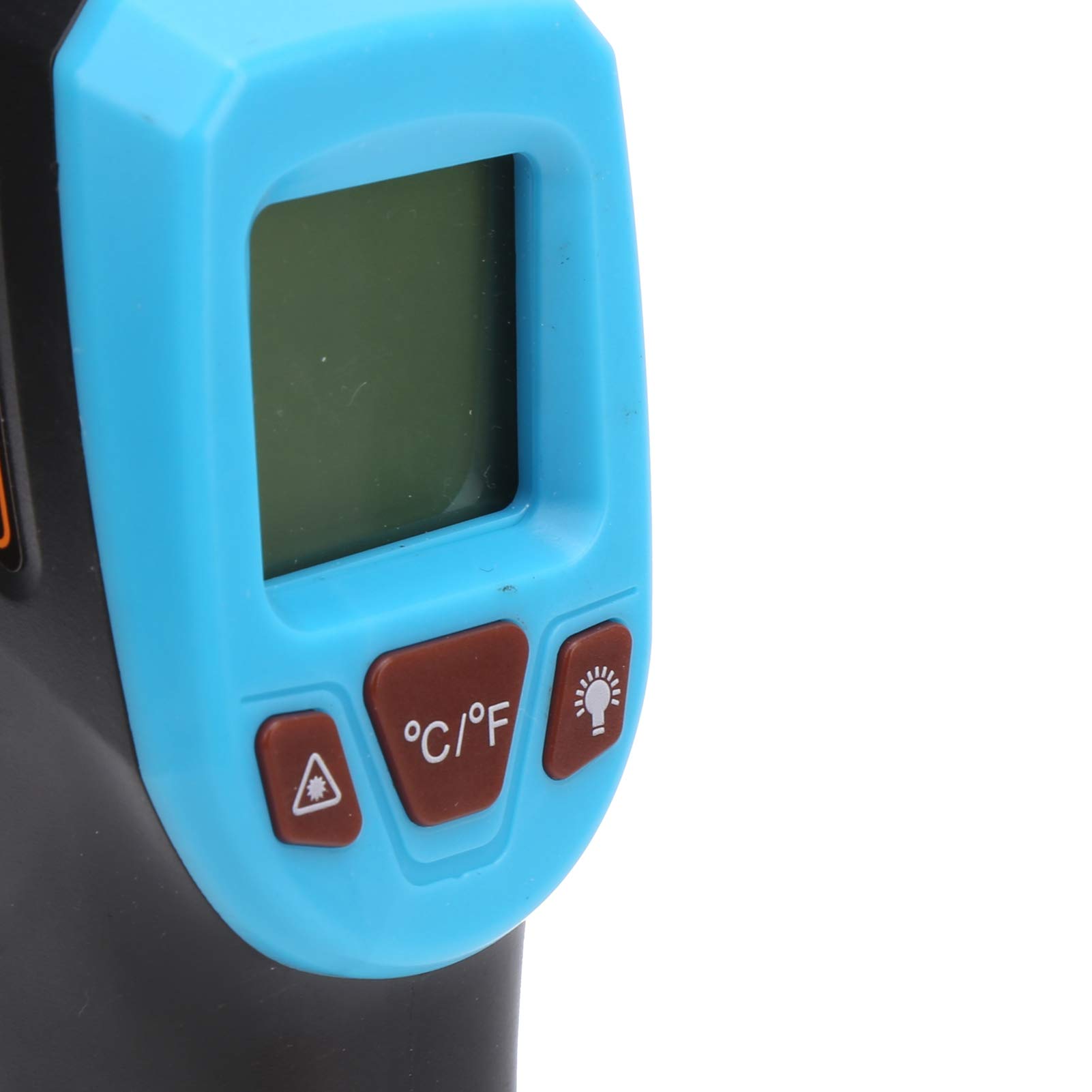 Pistolet do Pomiaru Temperatury na Podczerwień Wyświetlacz LCD Termometr Przemysłowy Termometr Bezdotykowy(niebieski)