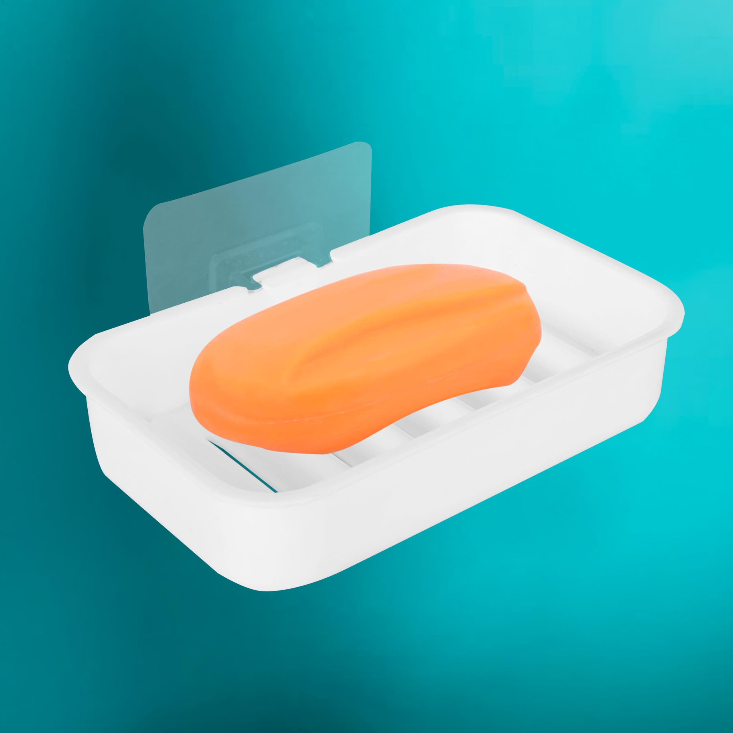 Hylol Wall Mounted Shower (Pack Of 2) Waterproof Soap Stand Holder With Adhesive Sticker No-Drilling Soap Holder Ideal For Kitchen, Bathroom (Pack Of 2 - White) - Plastic (B0CJ4QCL71) Amazon Price History, Amazon Price Tracker