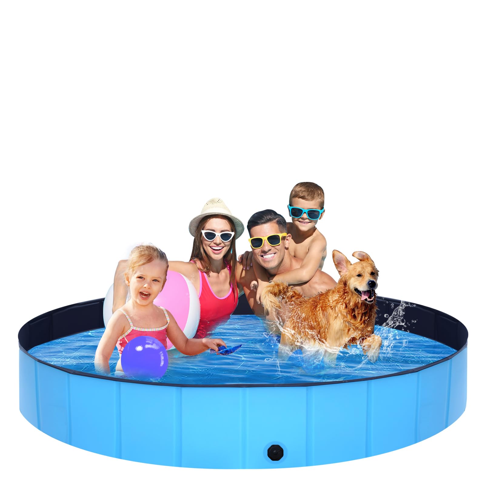 STUDESK 79 inch dog pool blue