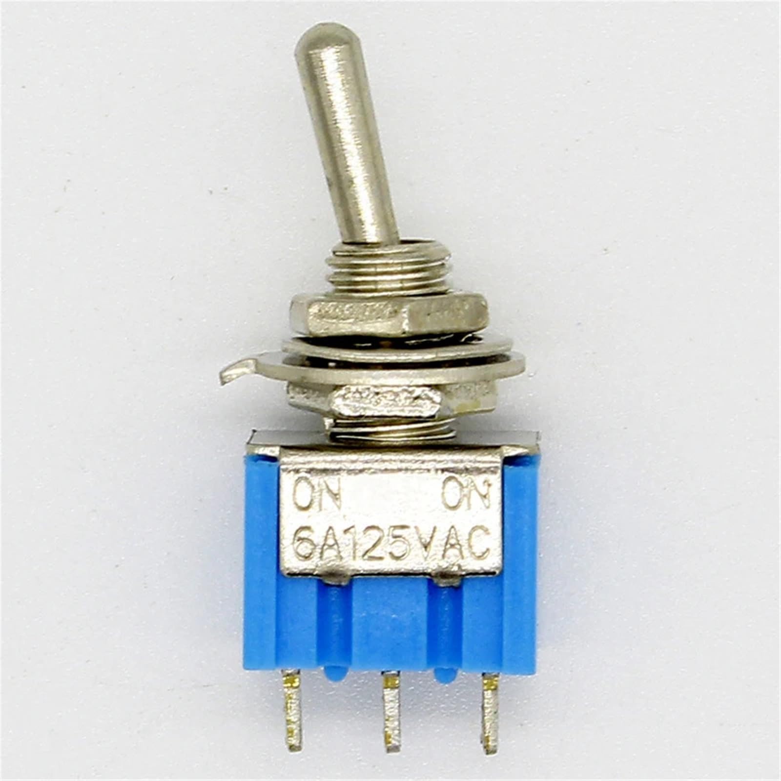 Interrupteurs à bascule miniatures bleus ON-ON pour modèle - 5