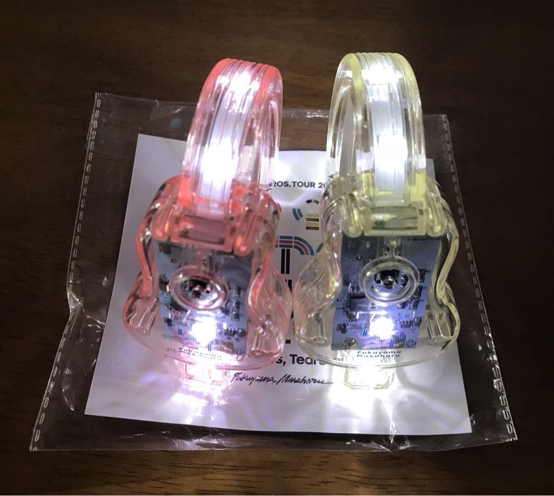 福山雅治シンクロライトバングル2025/クリア/ 2個 Amazon.co.jp: 福山雅治 2024 シンクロ ライトバングル クリアー