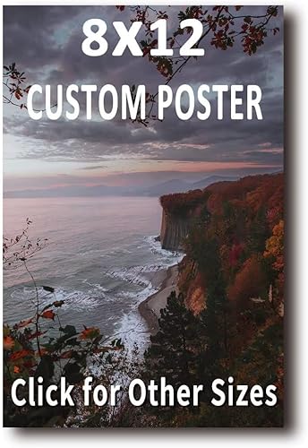 Vista 10 de Impresión de póster personalizada, carga tus imágenes/imágenes, personaliza tu propia decoración artística de fondo personalizada, 12 x 18 pulgadas