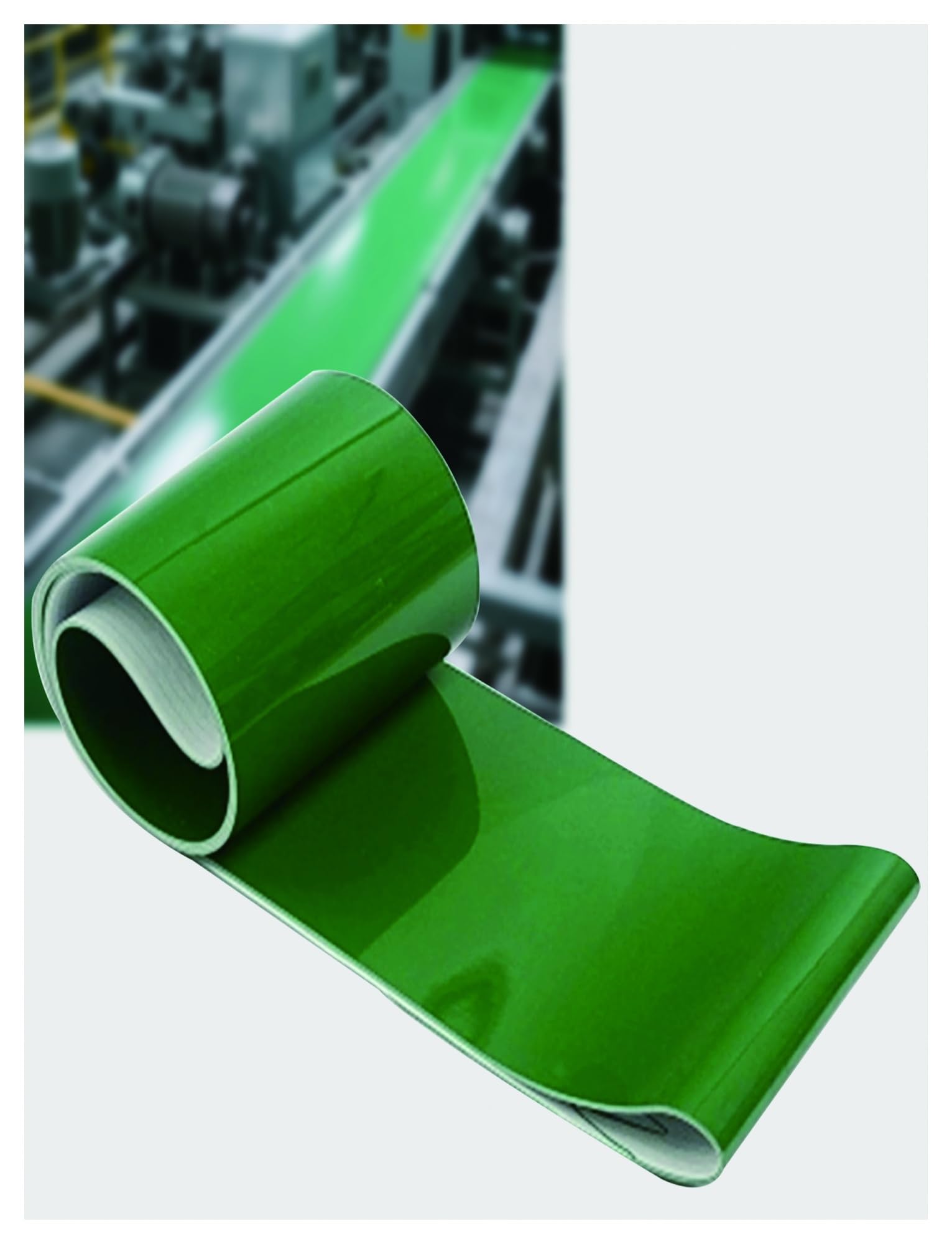Nastro trasportatore in PVC resistente all'usura per bagagli aeroportuali e movimentazione dei materiali - Soluzione ad alte prestazioni per trasporti e logistica efficienti