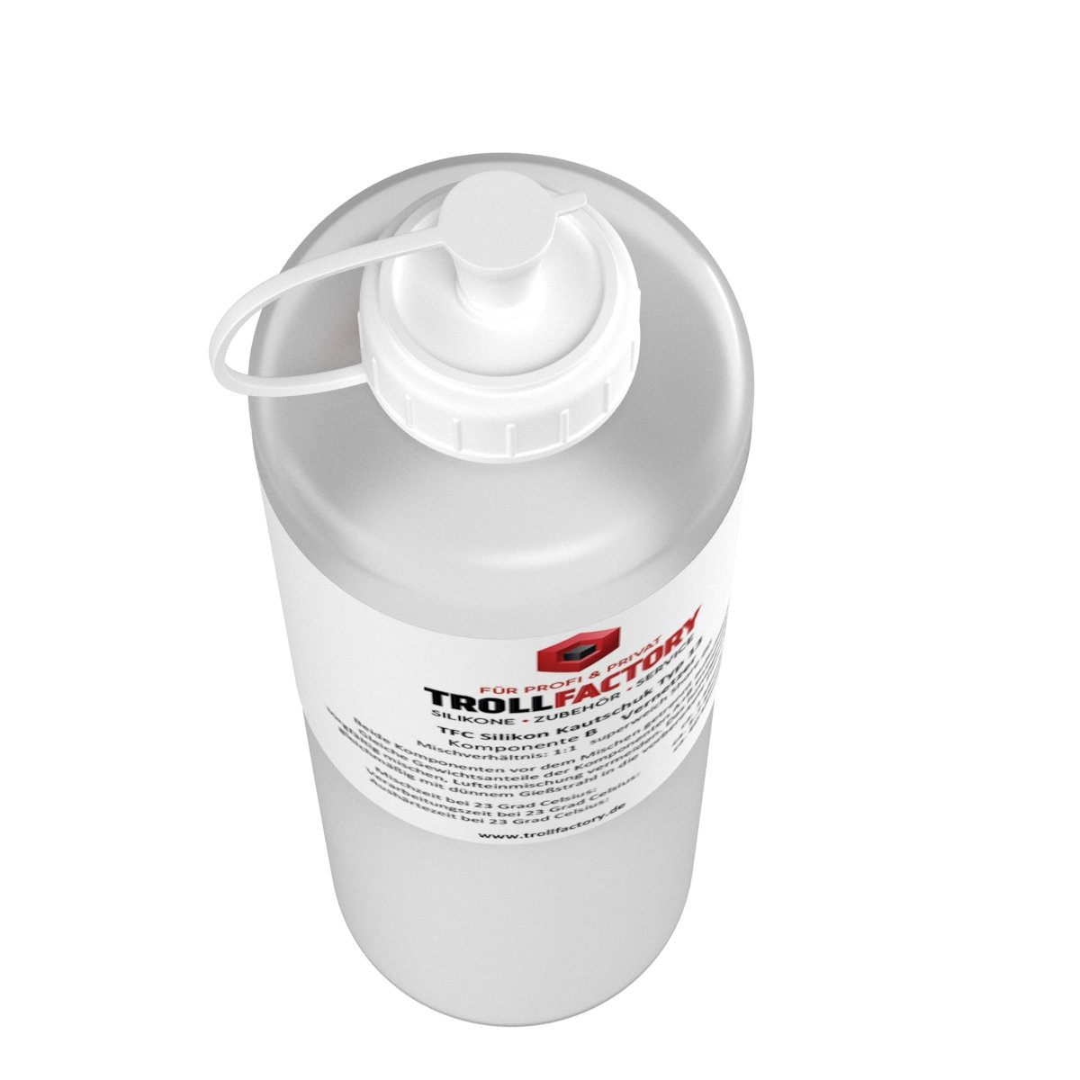 TFC Troll Factory Kauczuk silikonowy typ 13 I silikon dublujący, bardzo miękki I półprzezroczysty I 1 kg (2 x 500 g)
