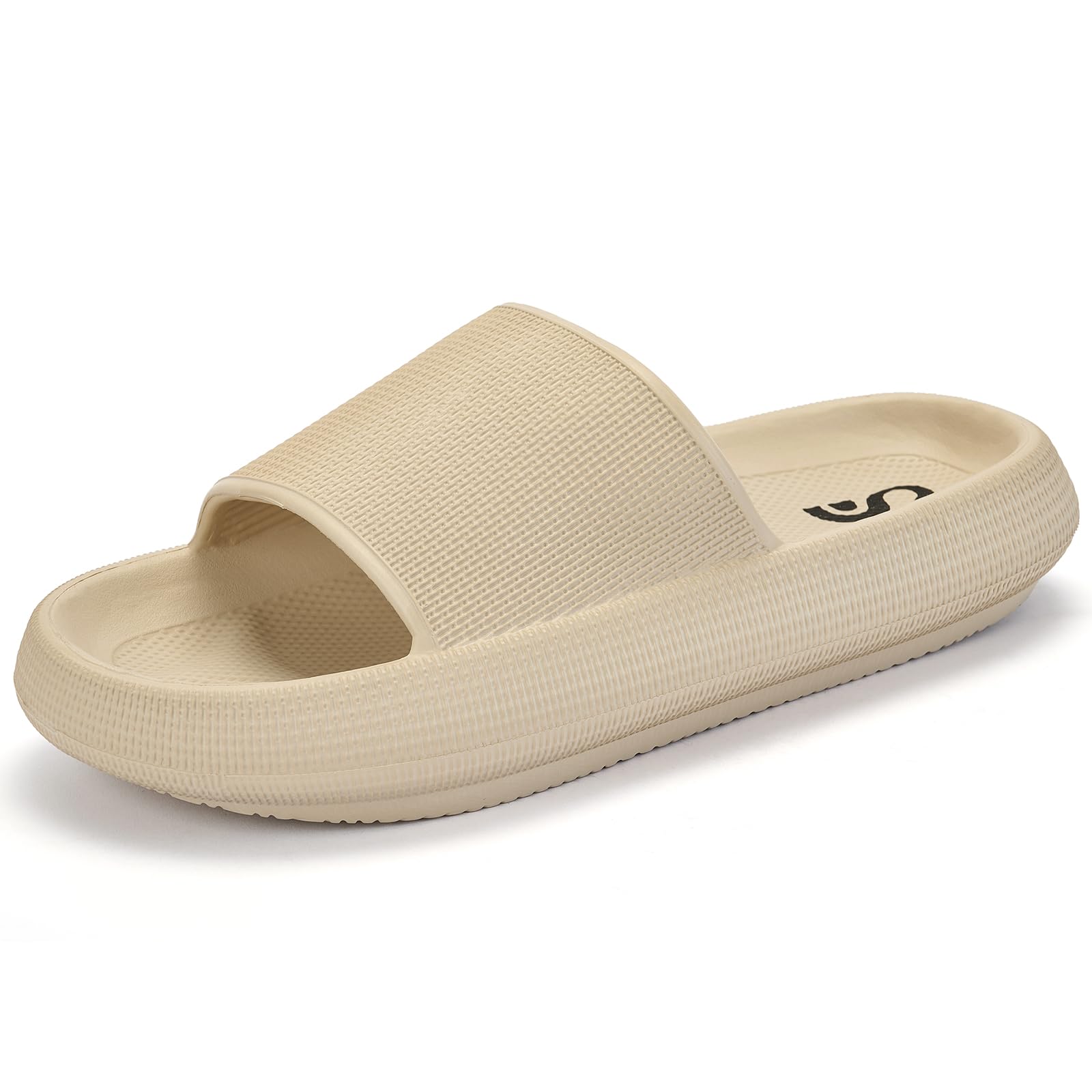 Slow ManPillow Slippers for Womens House Slides Sandals Cushioned Thick Sole Cloud Slippers Easy to Clean Quick Dry Shower Shoes