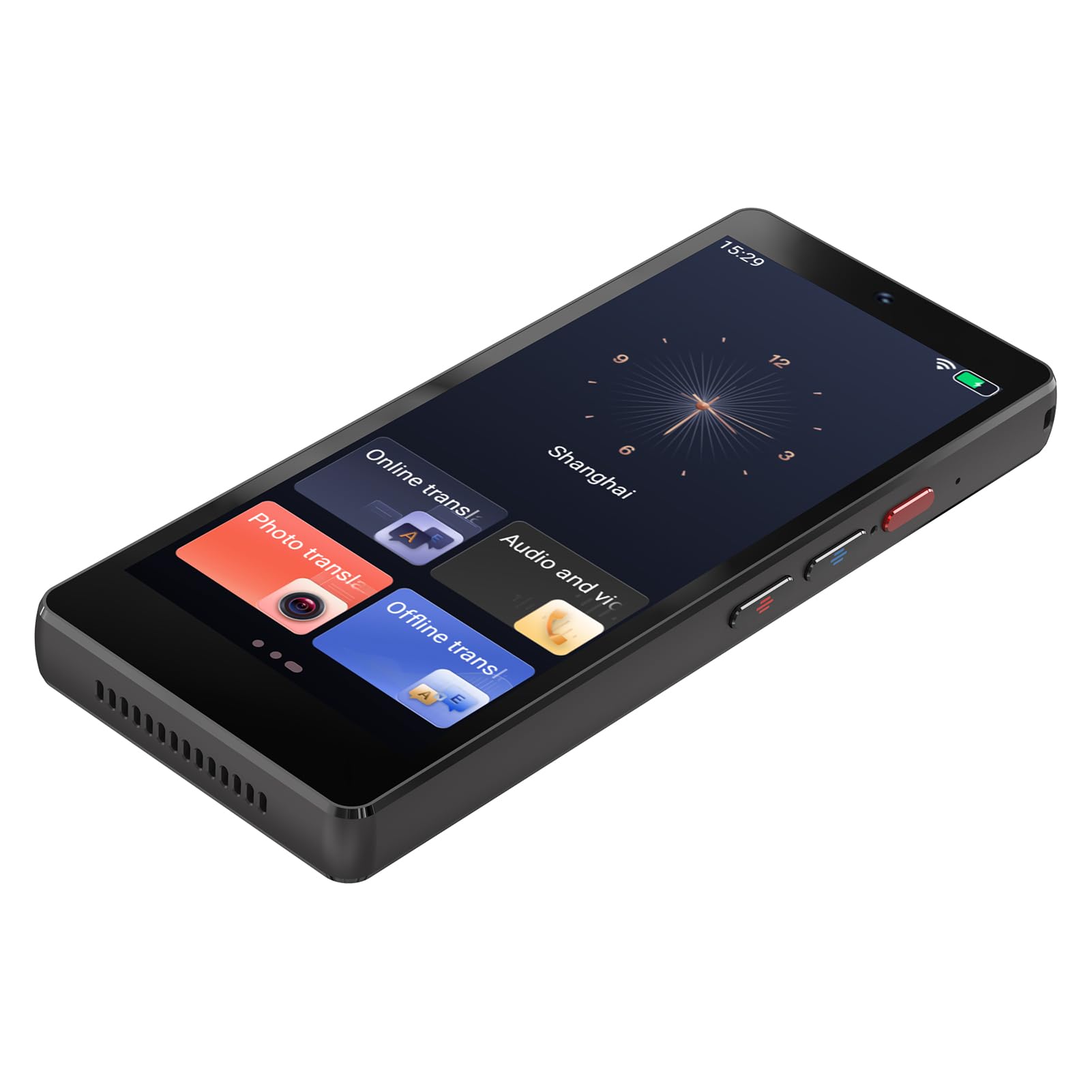 Marhynchus AI Smart Translator, Sprachübersetzungsgerät für 148 Sprachen mit 5-Zoll-HD-Bildschirm, Echtzeit-Videoanrufe für Reisende und Geschäftsleute