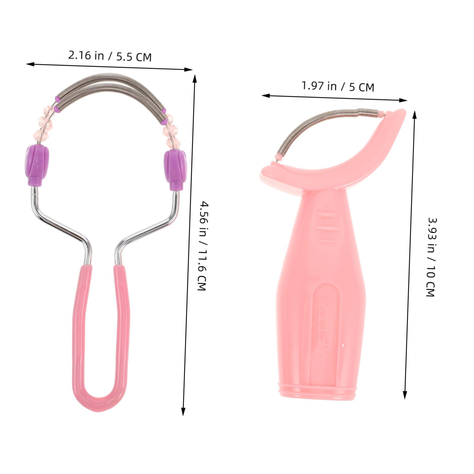 HONMEET Facial Hair Remover Thread for Women Face Threader Hair Removal Tool Eyebrow Shaper Spring Portable Epilator for Women