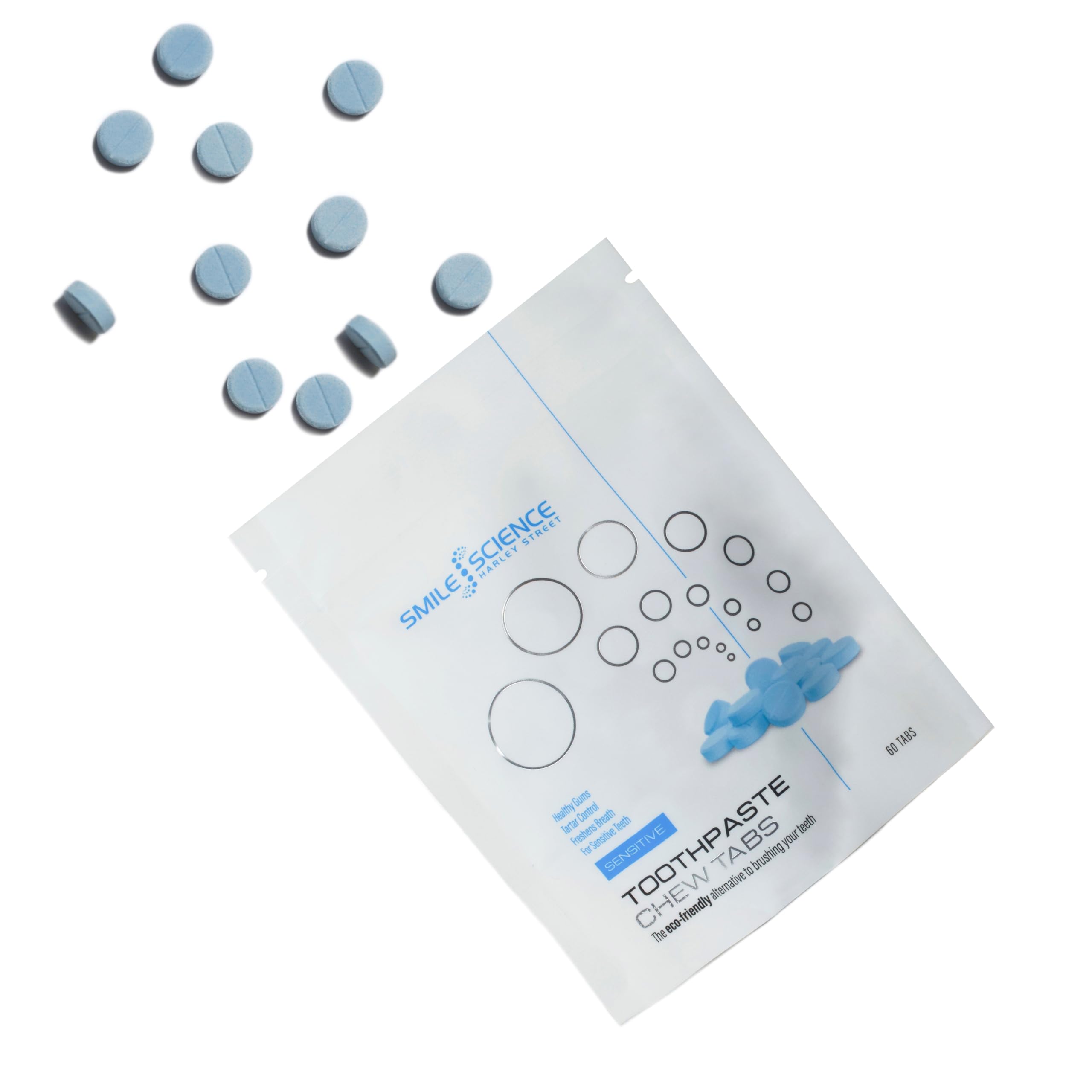 Smile ScienceSensitive Toothpaste Tablets 60 Tablets | Eco- Friendly | Sustainable Packaging | Solid Toothpaste
