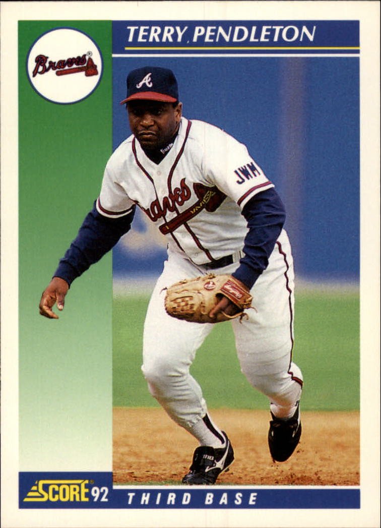 Amazon.com: 1992 Score Baseball Card #18 Terry Pendleton