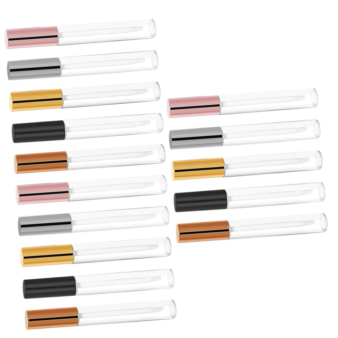 Tubo de Brillo de Labios 10ml Abs Vacío, 30 Unidades | Viaje y Bricolaje, Ligero y Fácil de Usar, Envase Reutilizable para Gloss y Tinte