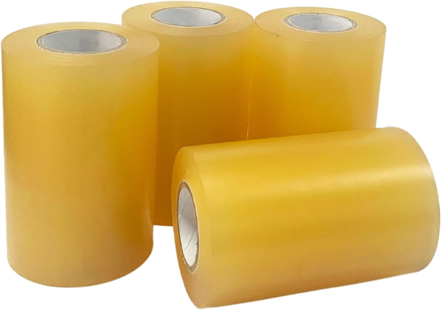 4 Rolls Wrestling Mat Tape Clear Gym Floor Tape for Wrestling Heavy Duty Carpet Mat Seam Tape PVC Mat Tape Wrestling Rug Tape (3.9IN x65.6FT)