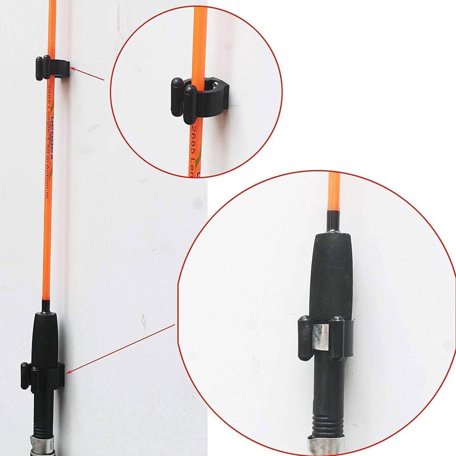 EEEKit Lot de 20 supports muraux pour canne à pêche