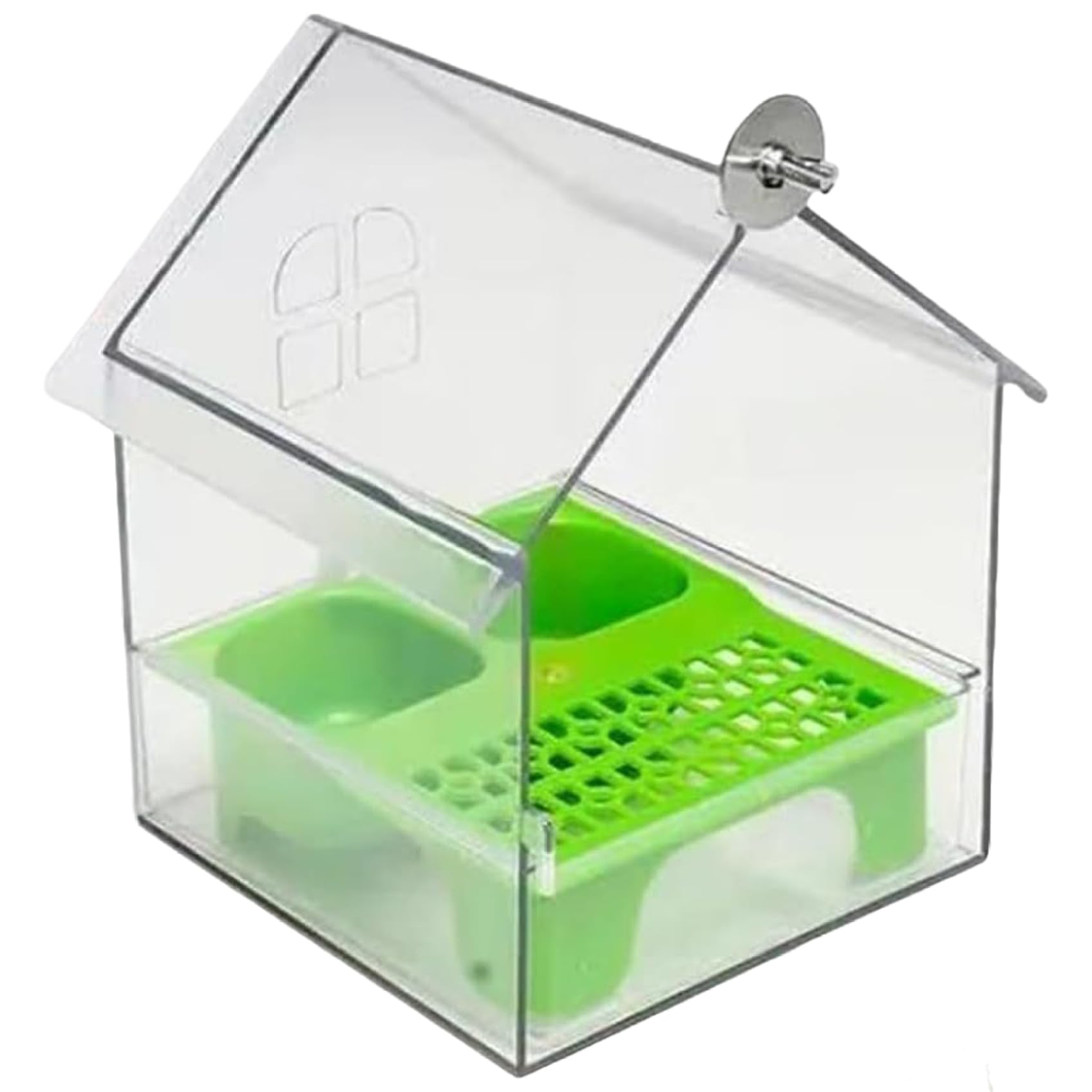 Mangeoire cage perruches sans gâchis pour stopper les projections de graines