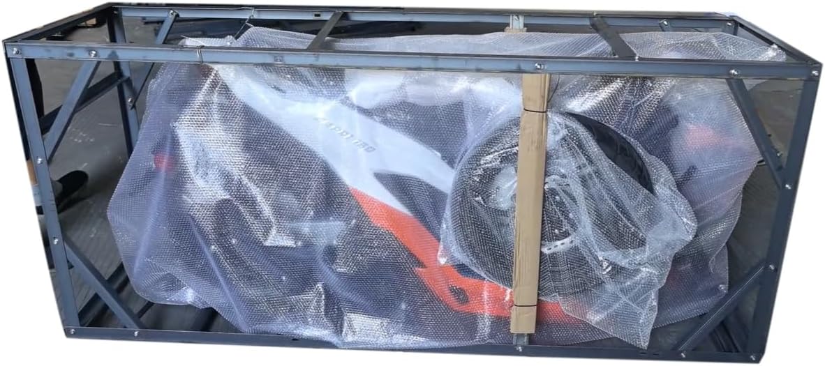 X-PRO 150cc Gas Adult Moped, crated for shipping