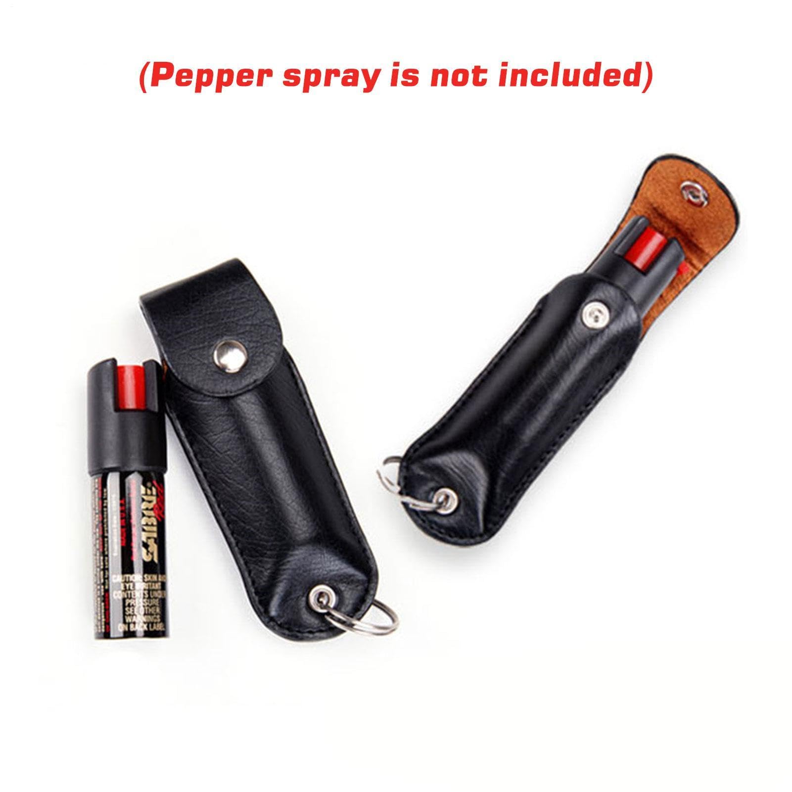 Custodia portatile per bottiglie spray, in pelle PU, resistente e resistente per spray al pepe, tappo per proteggere il vostro | Multipurpose Outdoor Indoor Utility Effortless I