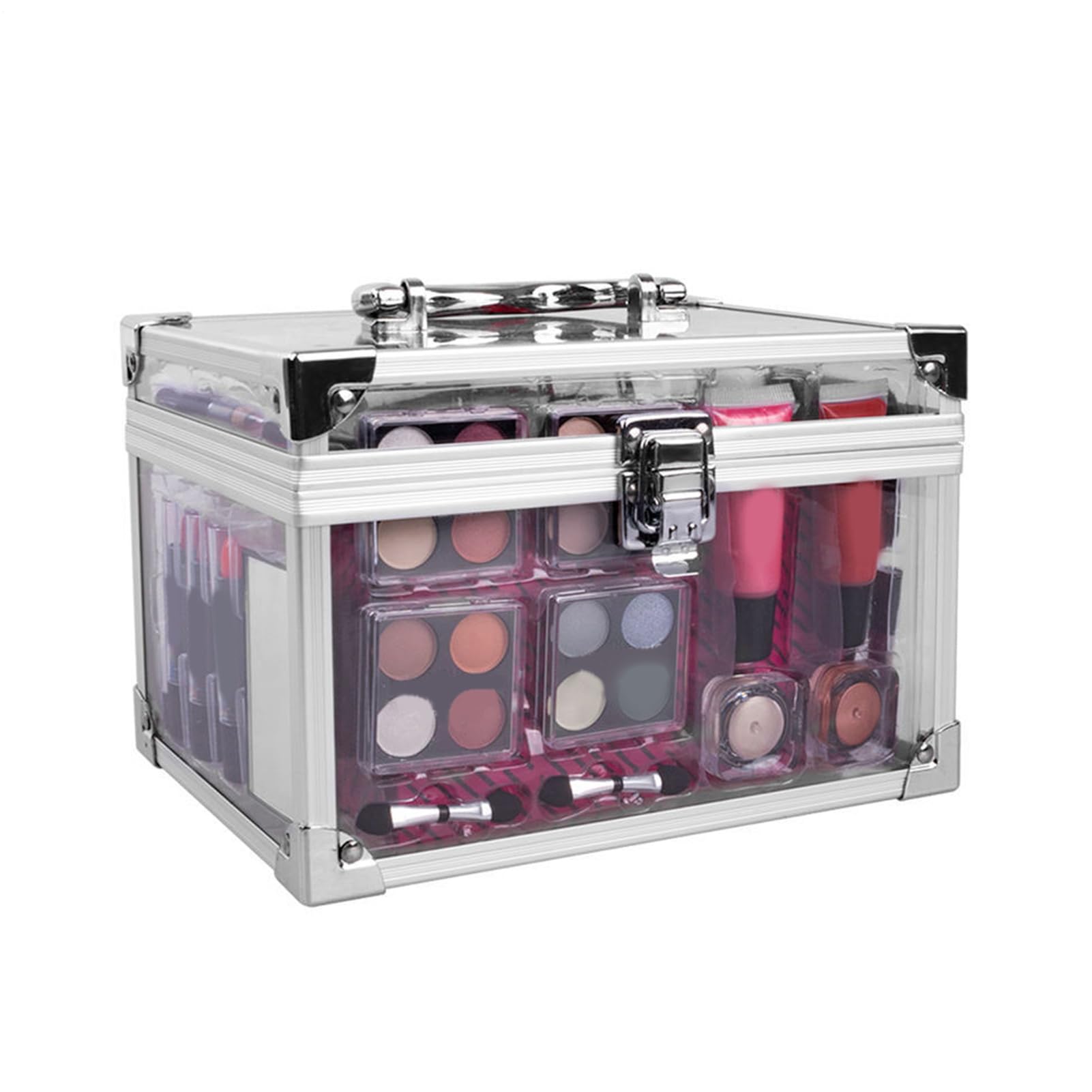Zestawy Makijażu Dla Kobiet Przenośny Kosmetyczka Podróżna | Organizer Na Codzienne Użytkowanie Scenę Teatralną i Ślub