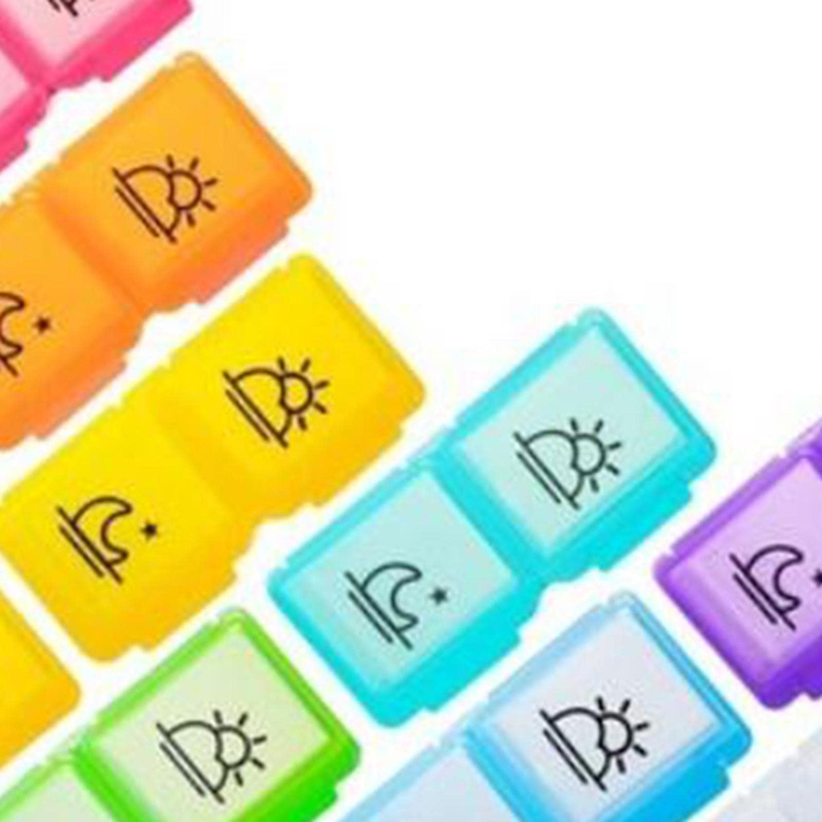 THE STYLE SUTRA® Monthly Pill Organizer 2 Times A Day Large for Vitamin 31 Day Pill Organizer Multicolor| Health Care | Pill Boxes, Pill Cases