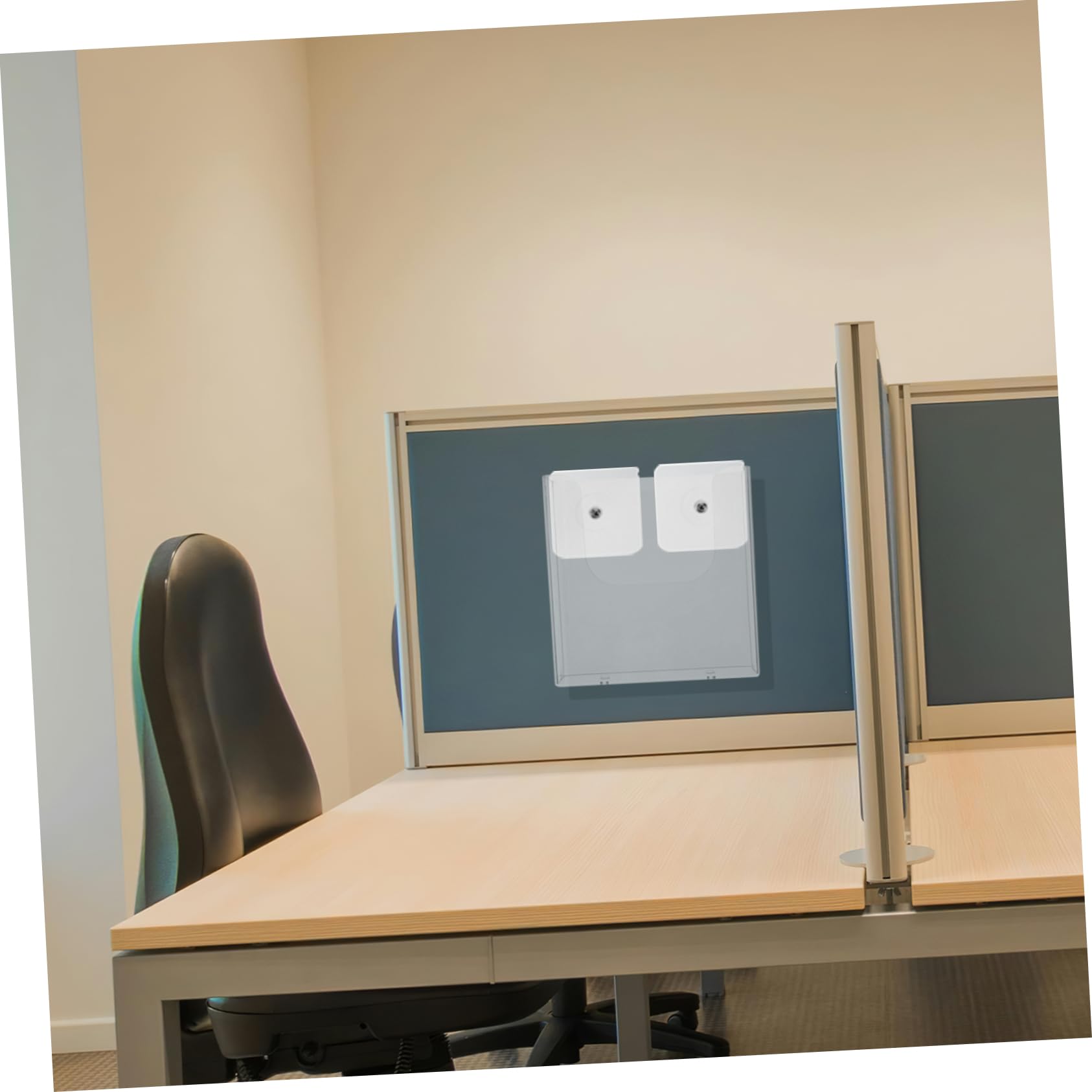 Angoily 6 Piezas Soporte de de Pared Transparente para Oficina Organizador de Folletos y Revistas para Archivar Catálogos y