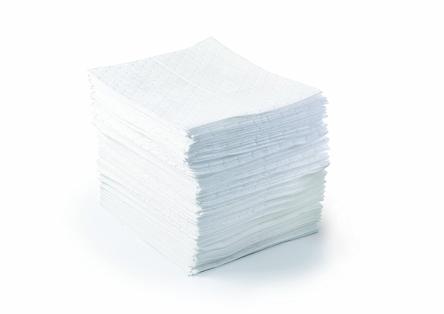 Sorbent Products Company SPC BPO500 BASIC 17" Length, 15" Width, White Color Oil Only Light Weight Pad (100 Per Bale)