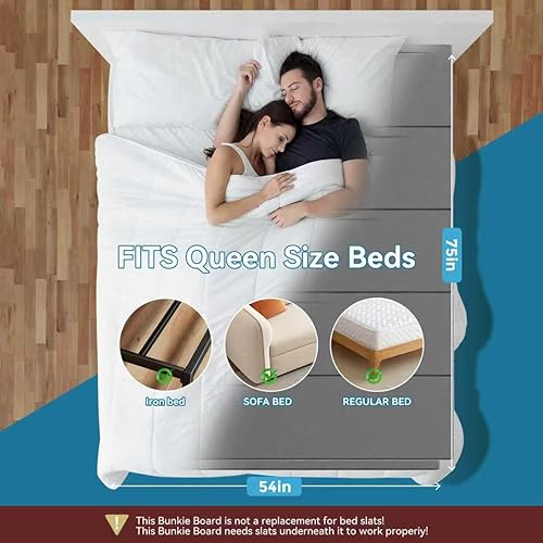Miniatura 2 de Tabla de soporte para sofá cama matrimonial (48 x 48 pulgadas), soporte de colchón para sofá cama, sofá extraíble y sofá cama  Listones duraderos
