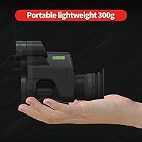 Vista 10 de Monocular de visión nocturna para caza,1080P,Clip en alcance con IR 850nm y 940nm,Alcances de caza infrarrojos para rifles,Iluminador IR con WiFi