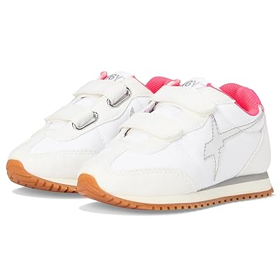 Naturino SAMOA VL J. (Toddler/Little Kid) Girls Shoes White Silver Fuchsia Fluo