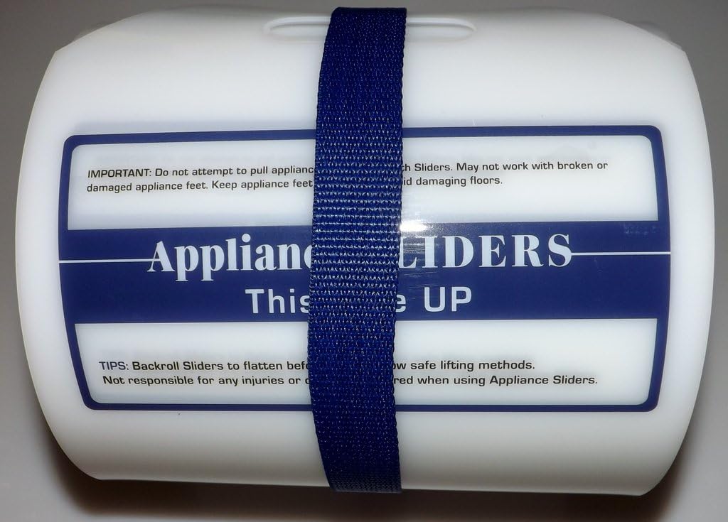 NDA Appliance Sliders - White, Industrial, Polyethylene, No Mounting