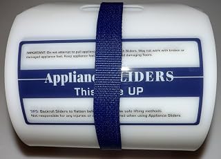 NDA Appliance Sliders - White, Industrial, Polyethylene, No Mounting
