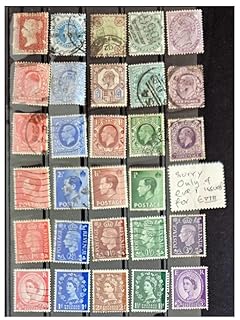 Queen Victoria vintage postage stamps (Set5:QVtoQEII)