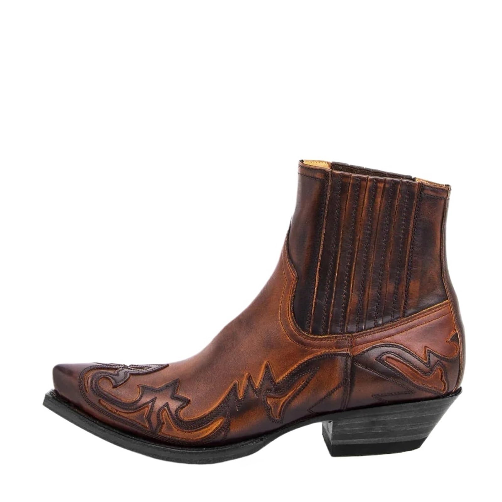 stivali western uomo Stivali da cowboy western for uomo donna taglia 35-48 scarpe a punta con design ricamato stivaletti stivali in pelle unisex