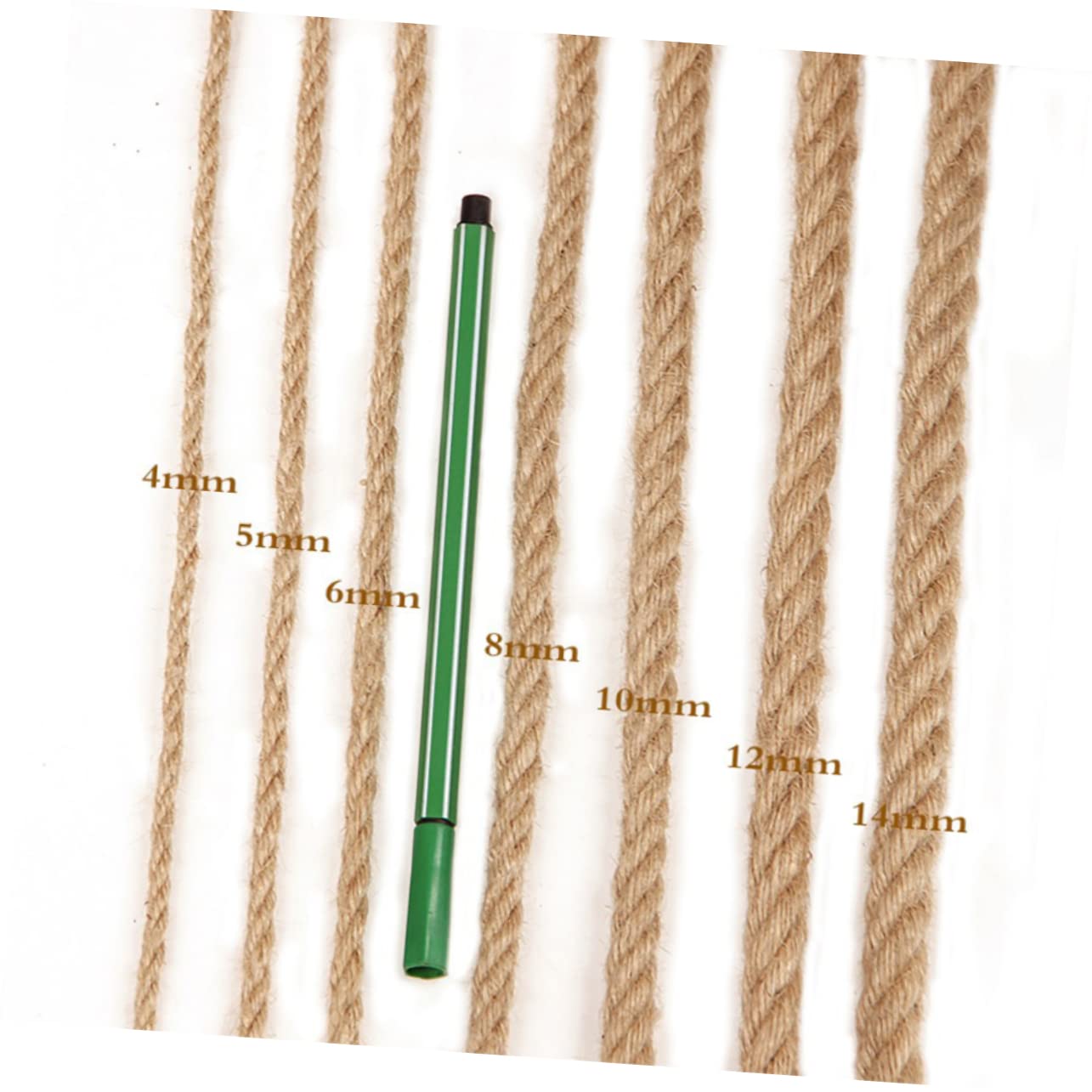 DOITOOL 30m Naturjuteseil Starkes Seil aus Jute für Handwerk Dekoration Gartenarbeit und Verpackungszwecke Biologisch Abbaubar Naturfarben