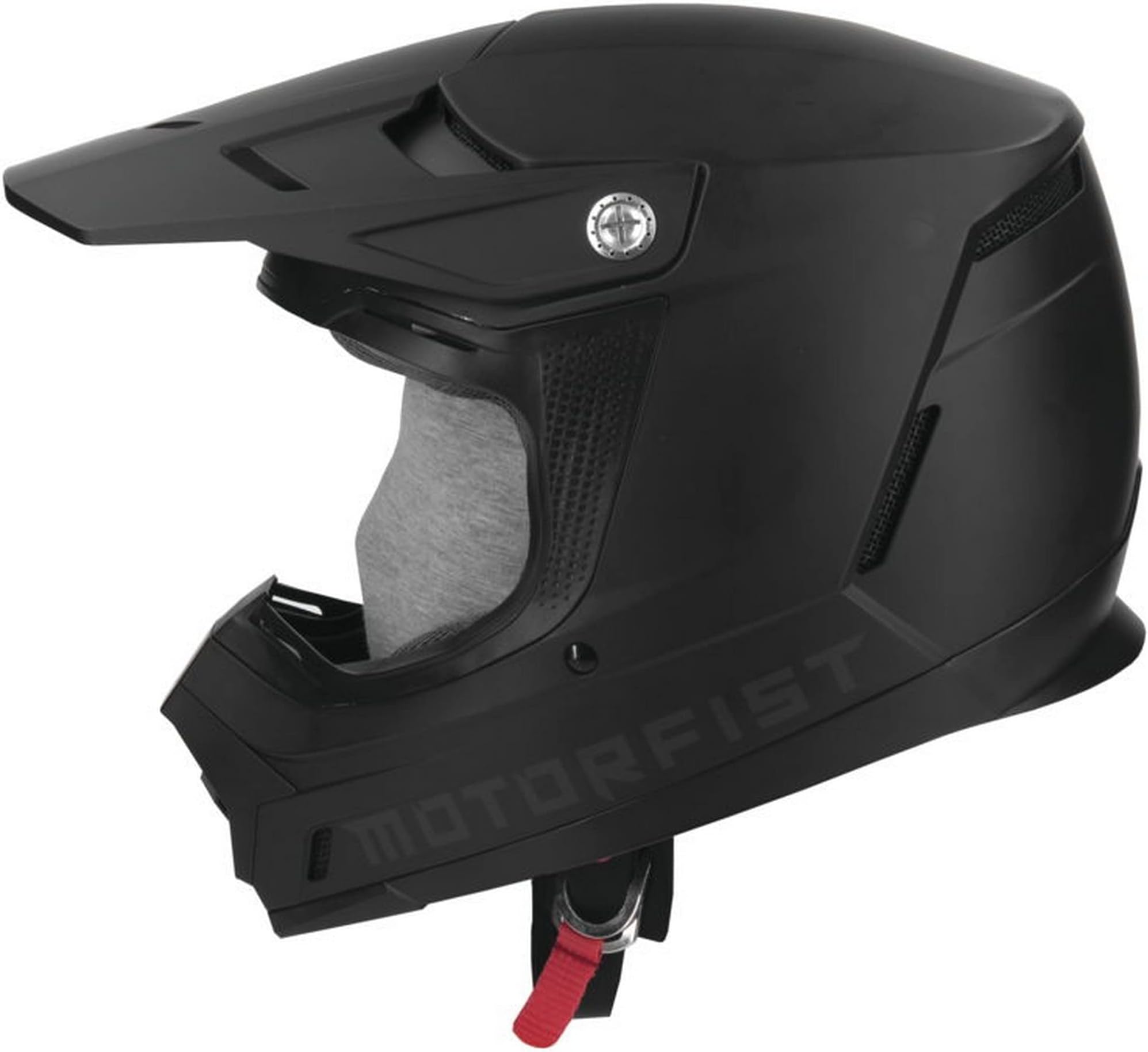 Motorfist Defender Helmet Large Black/Black