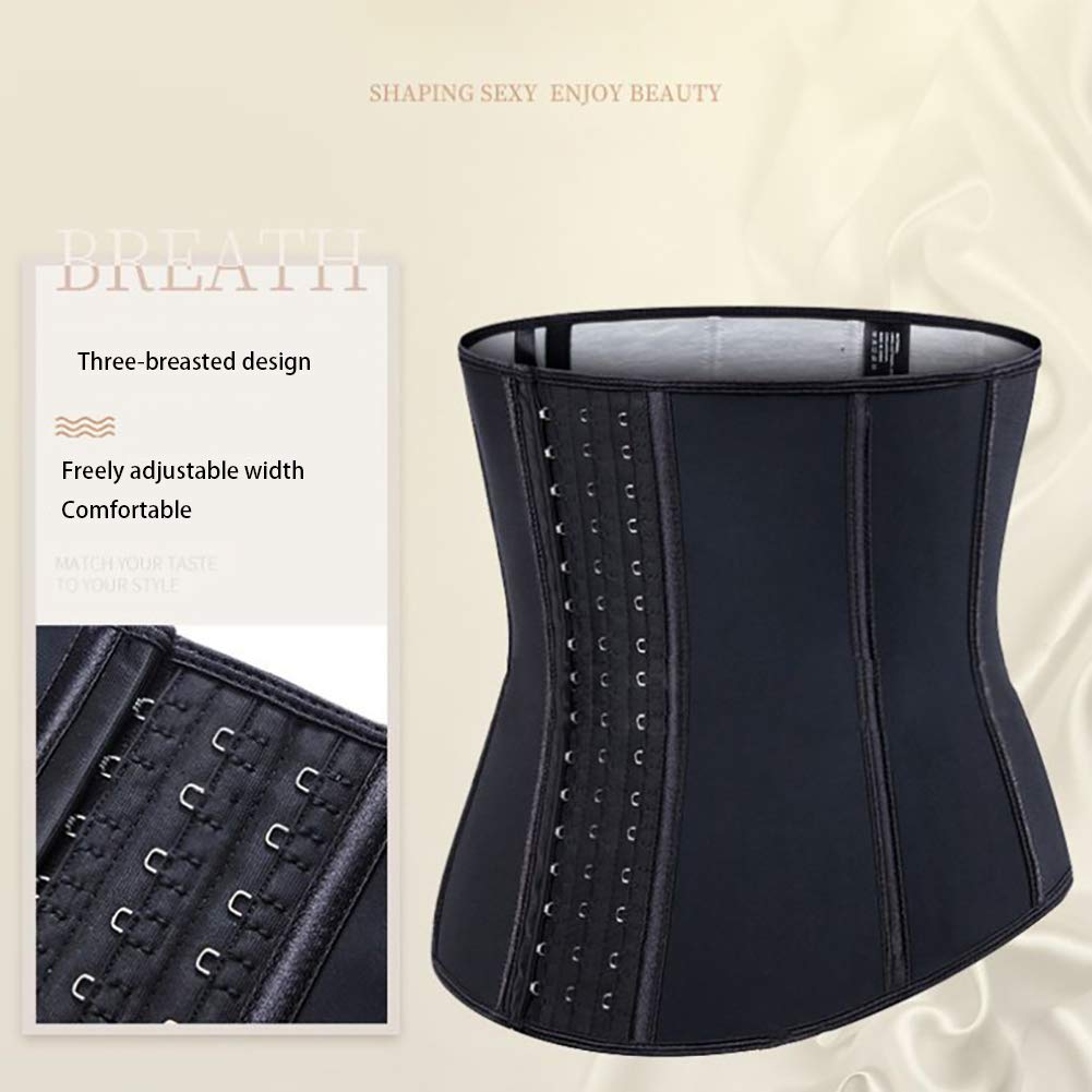Ceinture de Sudation Femme,Ceinture Abdominale,Ceinture Amincissante,Soutien du Dos,Fitness Sauna Perte de Poids,Ajustable Ceinture de Minceur,Noir,XL
