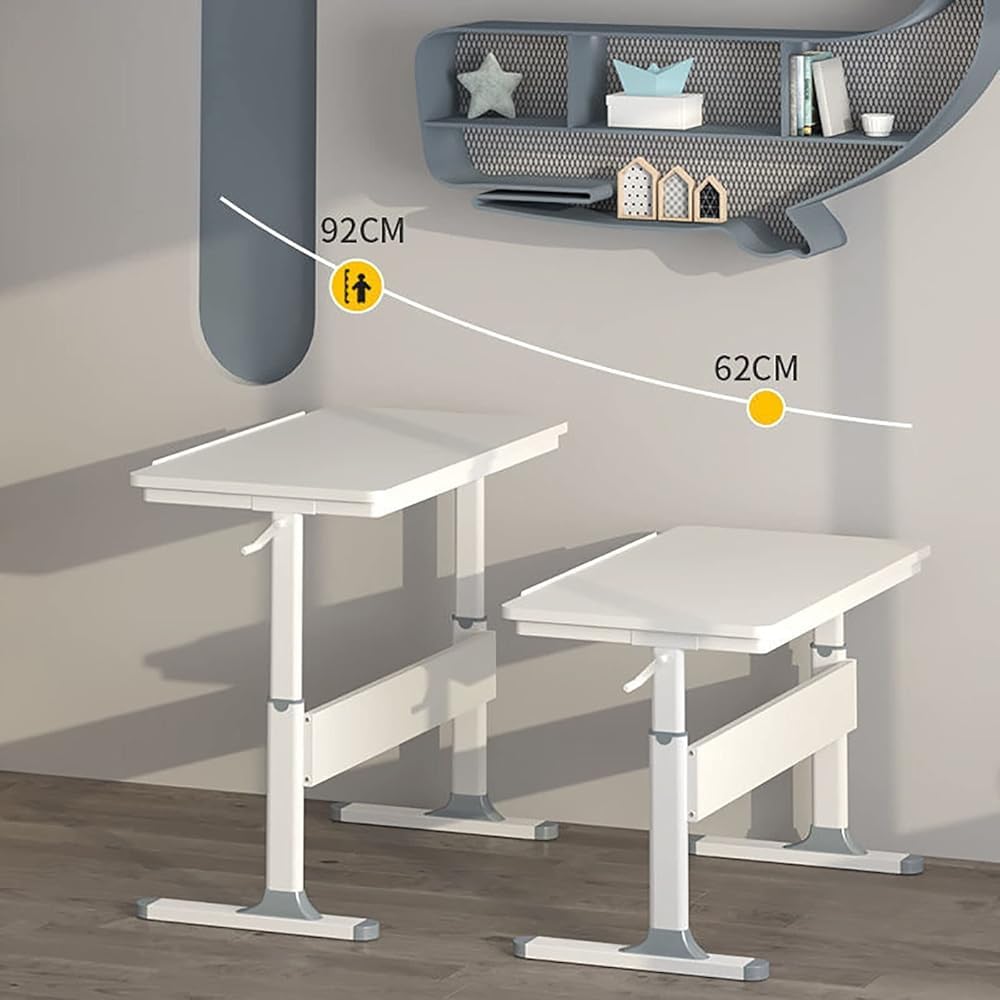 Table à dessin avec hauteur réglable et design inclinable – Bureau d'artiste pour dessiner, écrire et lire