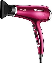 Secador de Cabelos, Mondial, Chrome Pink, 2000W, 110V - SC-36